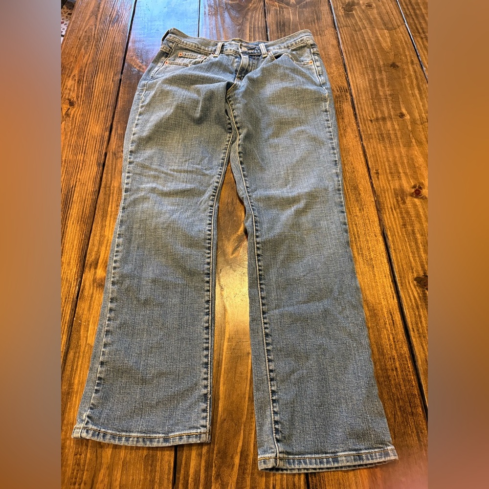 Levi's Light Wash Straight Leg Jeans